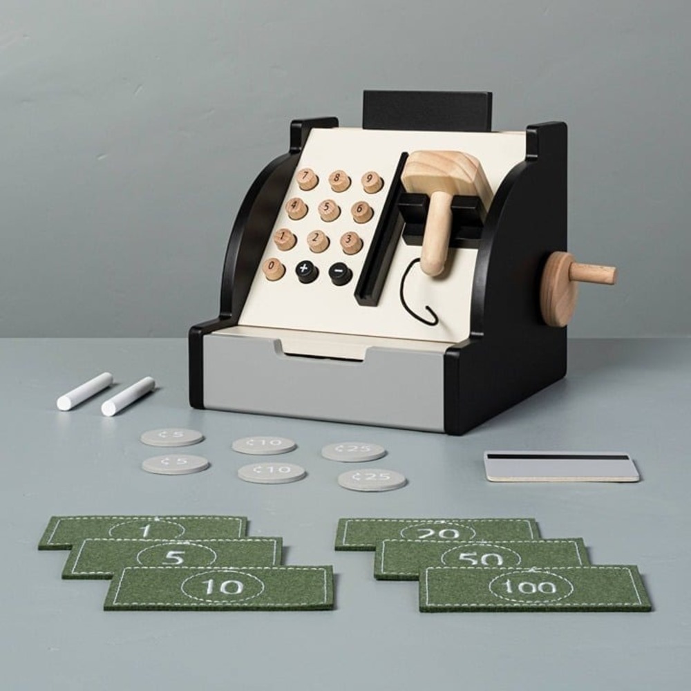 Toy Cash Register Set Wooden - Hearth & Hand Magnolia, Target